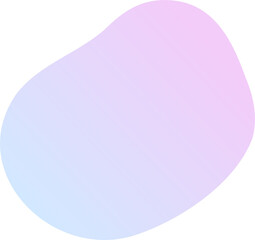 Aufkleber - abstract fluid shape. gradient liquid element. amoeba splash design.