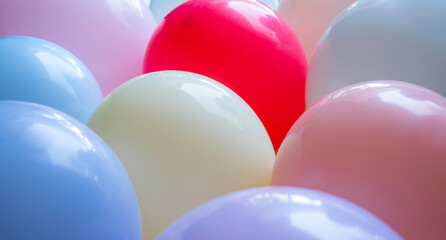 Poster - Abstract colorful balloon pattern background