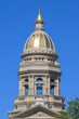 Exterior dome of the Wyoming State Capitol building in Cheyenne, Wyoming