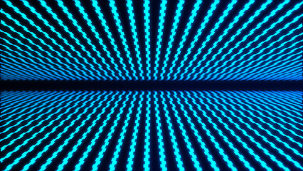 Poster - Technological background. Futuristic polygonal background. Big data digital code. 3D rendering.