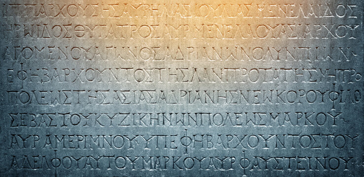 ancient greek text. ancient greek is the language of the empire of alexander and the kingdom of the 