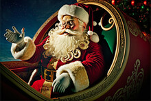 Santa Claus Sitting On A Chair