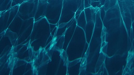 Sticker - Underwater view of the pool with gentle waves and reflections