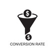 conversion rate icon , business icon