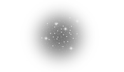 Canvas Print - Twinkle star pattern for photo effect and overlay. Abstract blurry star light texture for background. 