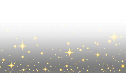 Poster - Twinkle golden star pattern for photo effect and overlay. Abstract blurry star light texture for background. 