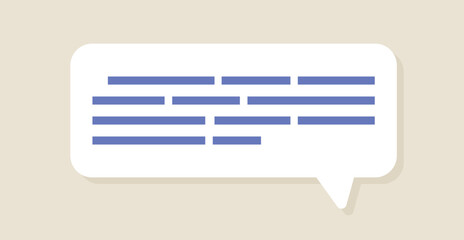 Poster - speech bubble concept. modern technologies and digital world, communication and interaction on inter