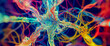 abstract neurology background, Generative AI Art Illustration