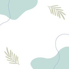  Delicate green curve background