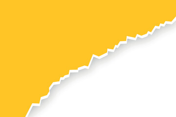 Yellow Paper Torn Background