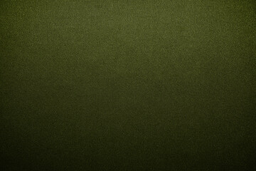 Wall Mural - Brown green cloth surface. Gradient. Olive colors. Dark shade. Abstract fabric background with space for design. Canvas. Rough, grainy, durable. Matte, shimmer. Template, empty.