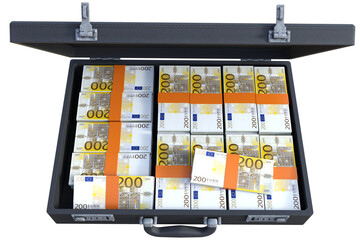 Poster - 200 euro valigia con soldi