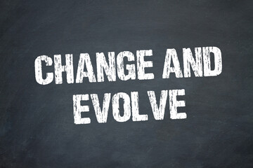 Sticker - change and evolve