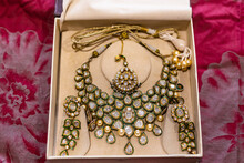 Indian Hindu Bride's Wedding Jewellery Jewelry Close Up