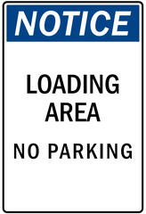 Wall Mural - Parking-no parking sign loading area no parking