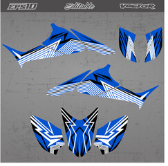 Wall Mural - Atv sticker set designs