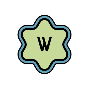 Alphabet icon vector design templates