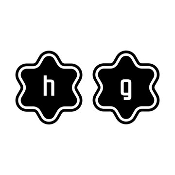 Alphabet icon vector design templates
