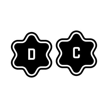 Alphabet icon vector design templates