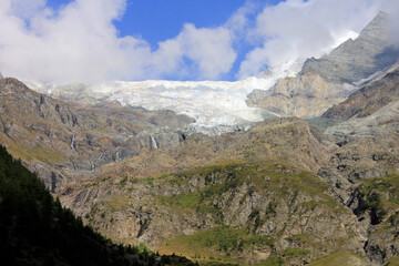 Canvas Print - glacier de haute montagne