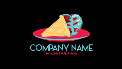 Poster - Ice Cream Logo