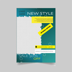 Fashion flyer Design template