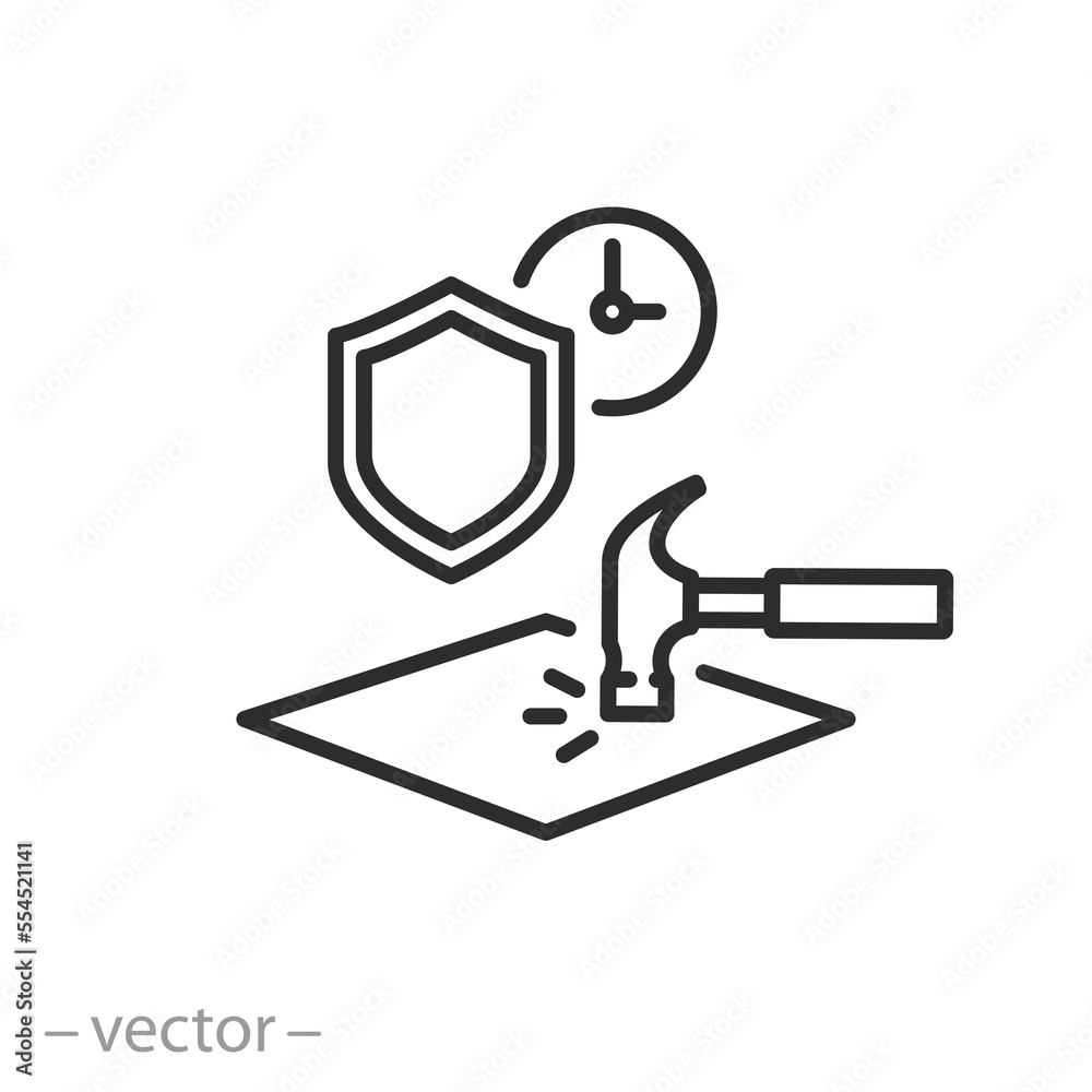 strong and durable material icon, layer durability properties ...