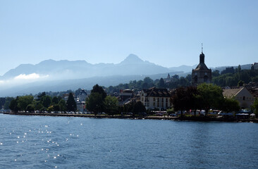 Wall Mural - Evian-les-Bains am Genfer See