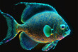 Rare Bioluminescent Fish, Colorful
