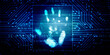© jijomathai - Fingerprint Scanning Technology Concept 2d Illustration