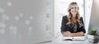 © C Malambo/peopleimages.com - Business woman, face and smile for management, leadership or skills with bokeh mockup at the office. Portrait of happy female manager, HR or CEO smiling with vision for career ambition with mock up