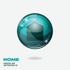 Canvas Print - home 3d buttons