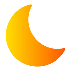 Sticker - moon icon