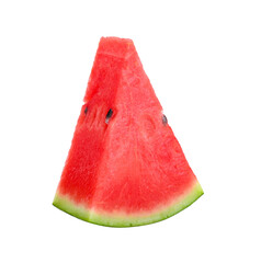 Wall Mural - watermelon slice isolated on transparent png