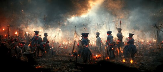 the french revolution. war. battle. Generative AI