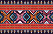 Gypsy pattern tribal ethnic motifs geometric seamless background. Doodle gypsy geometric shapes sprites tribal motifs clothing fabric textile print traditional design with triangles