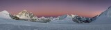 Fototapeta  - Makalu Sunrise Panorama from Baruntse West Col