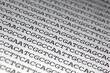 Printed DNA sequence - genomic data
