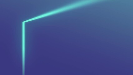 Poster - Floating streak of light through a opening portal. 3d render digital animation