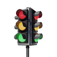 Wall Mural - traffic light