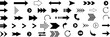 © thebeststocker - Set of vector arrow icons. 42 arrows in one set on transparent background. PNG image