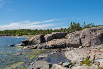 Wall Mural - Coastal view of The Jussaro island, Tammisaari, Finland