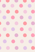 Background With Pink Polka Dots