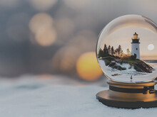 Lighthouse Snow Globe