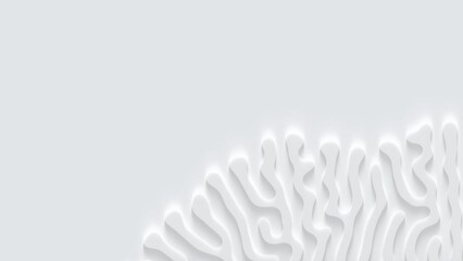Wall Mural - reaction diffusion organic growing pattern. cell division science background.