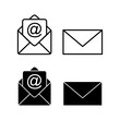 © Lunaraa - Mail icon vector for web and mobile app. email sign and symbol. E-mail icon. Envelope icon
