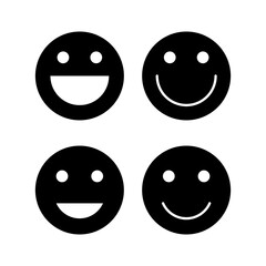 smile icon vector for web and mobile app. smile emoticon icon. feedback sign and symbol