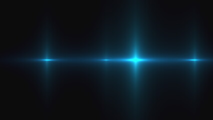Fototapete - Flickering vertical lights. Computer generated 3d render