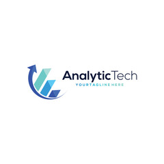 Simple Analytic Logo designs template, Business logo design