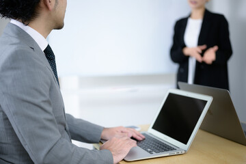 Wall Mural - On hand for business-related meetings no-face